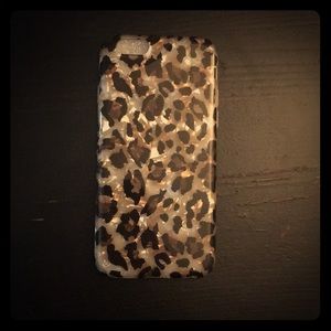 Leopard sparkle Print iPhone 6s Case